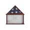 Flash Furniture Quincy Flag and Certificate Display Case, Solid Pine Wood Flag Shadow Box, Mahogany Finish HMHD-22M192Y-MHG-GG - alternate 8